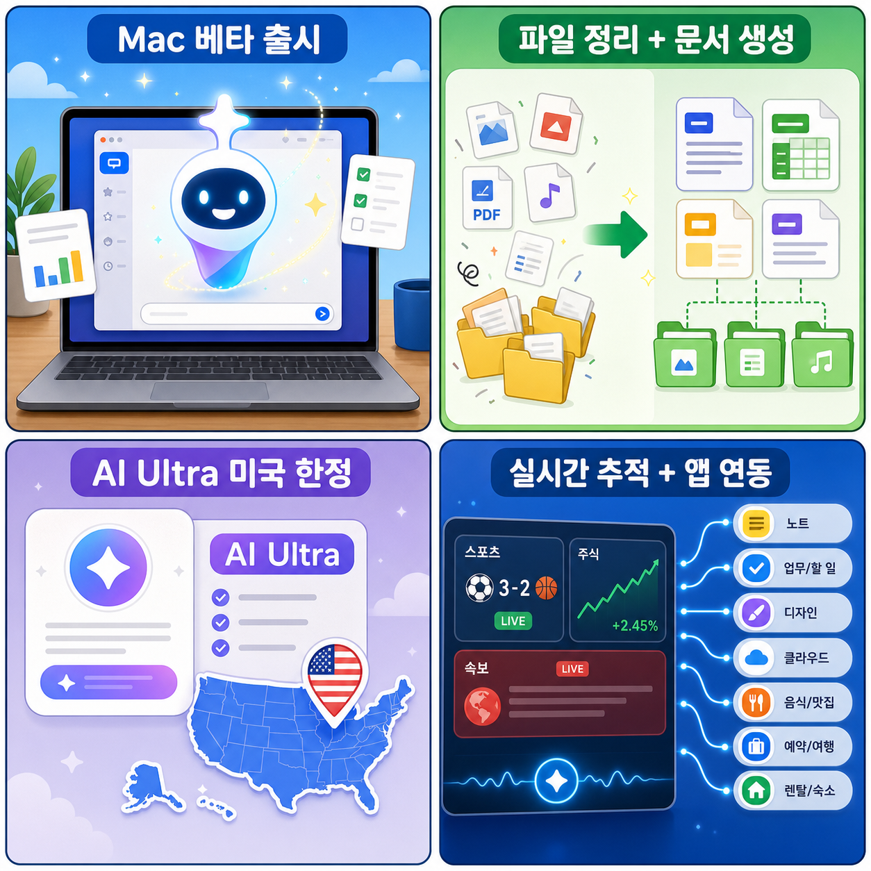 Gemini Spark, Google's agentic assistant, is now available on Mac 내용을 설명하는 본문 이미지