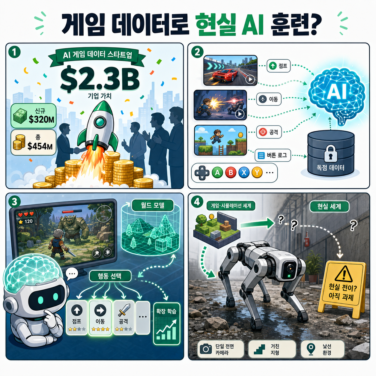 General Intuition's $2.3B bet that video games can train AI agents for the real world 내용을 설명하는 본문 이미지