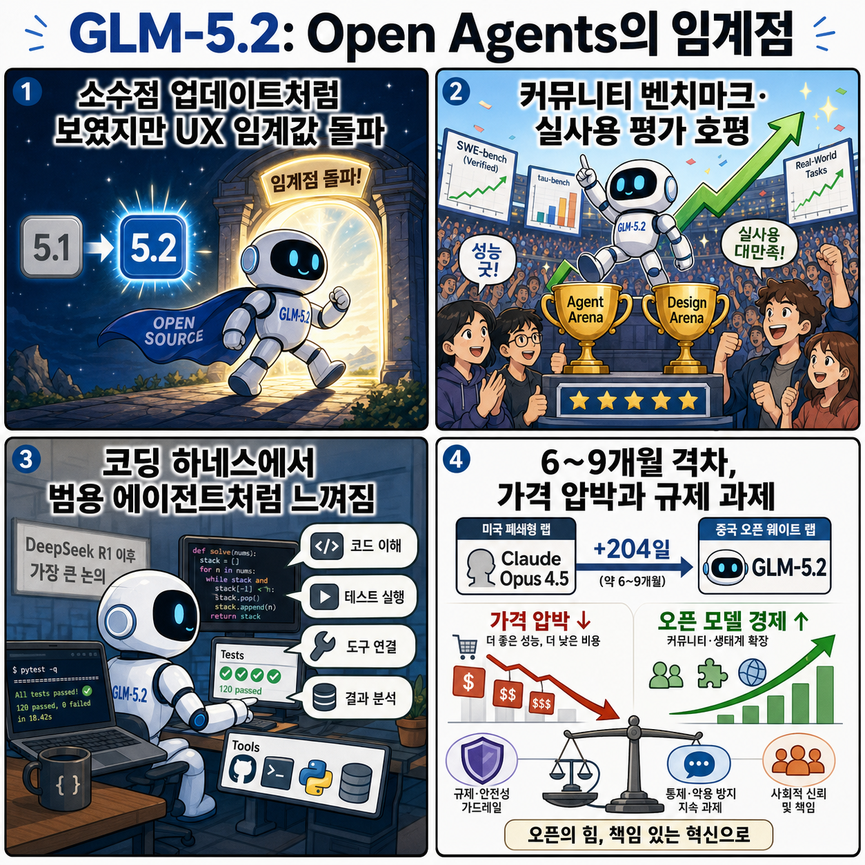 GLM-5.2 is the step change for open agents 내용을 설명하는 본문 이미지