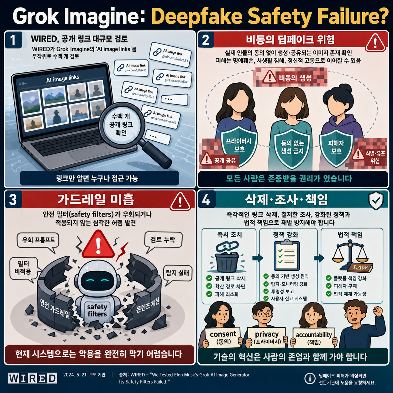 Grok Is Still Hosting Sexualized Deepfakes of Famous Women 내용을 설명하는 본문 이미지
