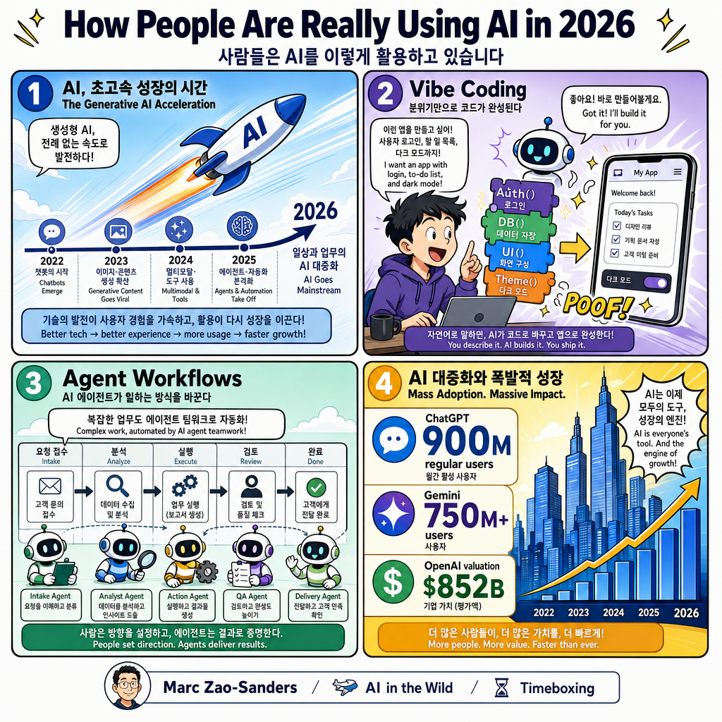 How People Are Really Using AI in 2026 내용을 설명하는 본문 이미지