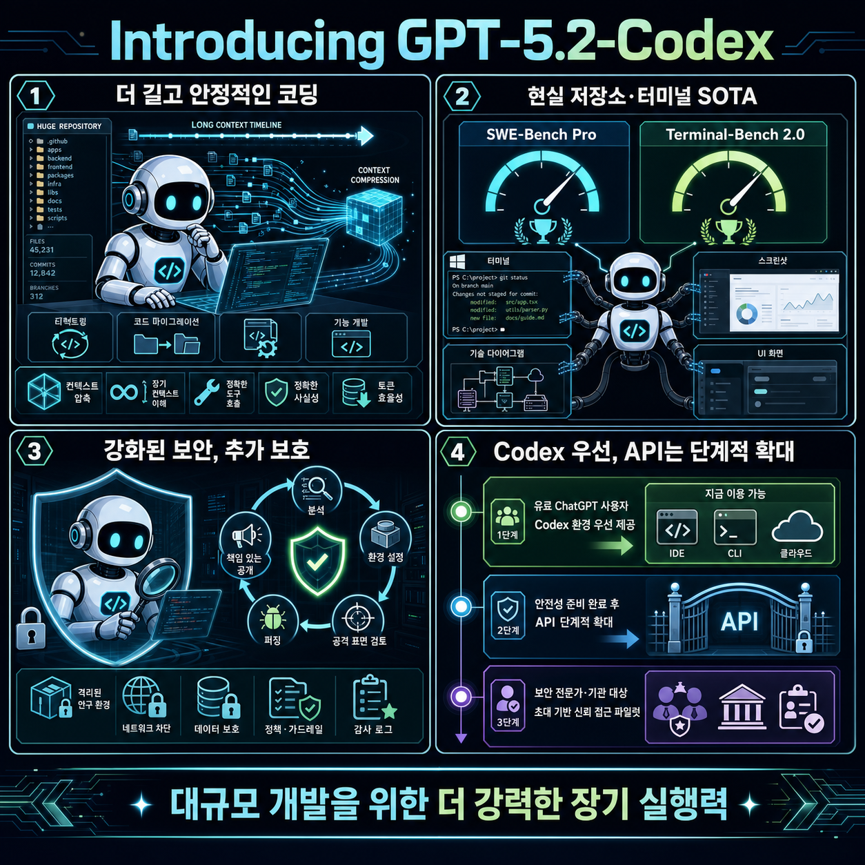 Introducing GPT-5.2-Codex 내용을 설명하는 본문 이미지