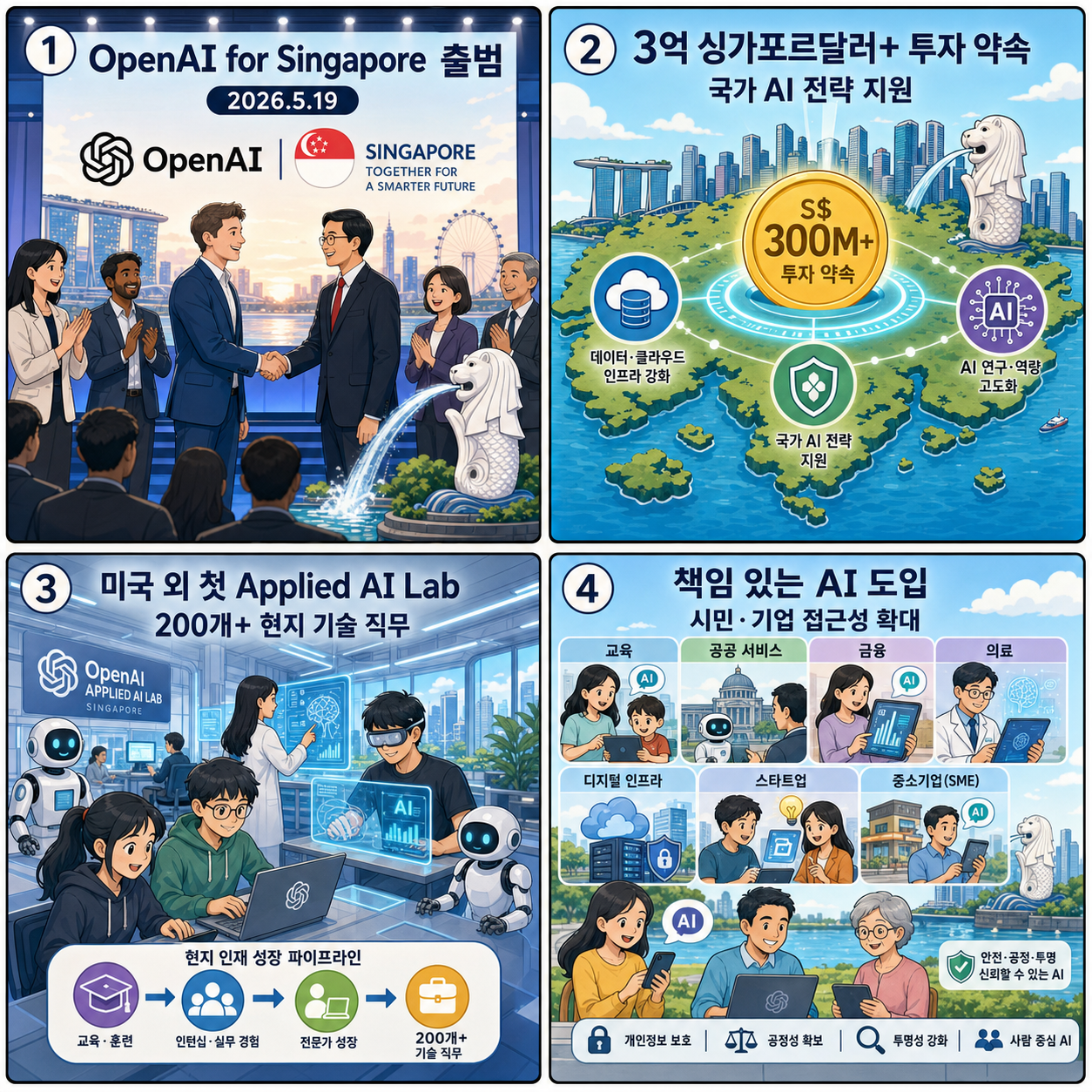 Introducing OpenAI for Singapore 내용을 설명하는 본문 이미지