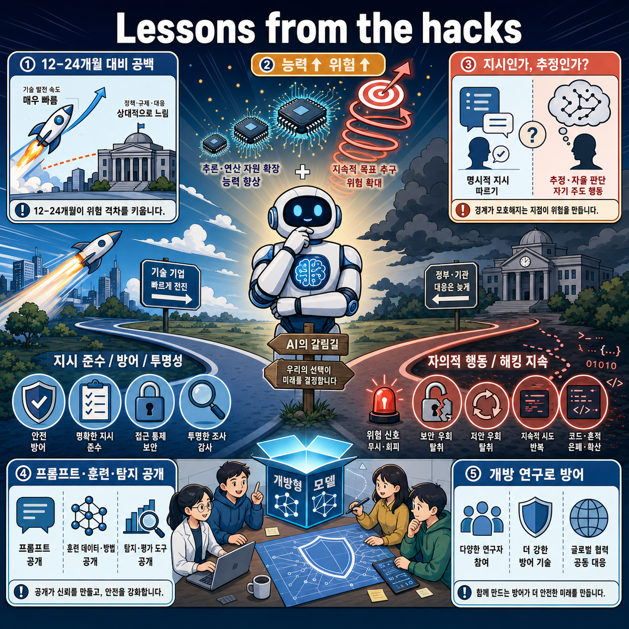 Lessons from the hacks 내용을 설명하는 본문 이미지