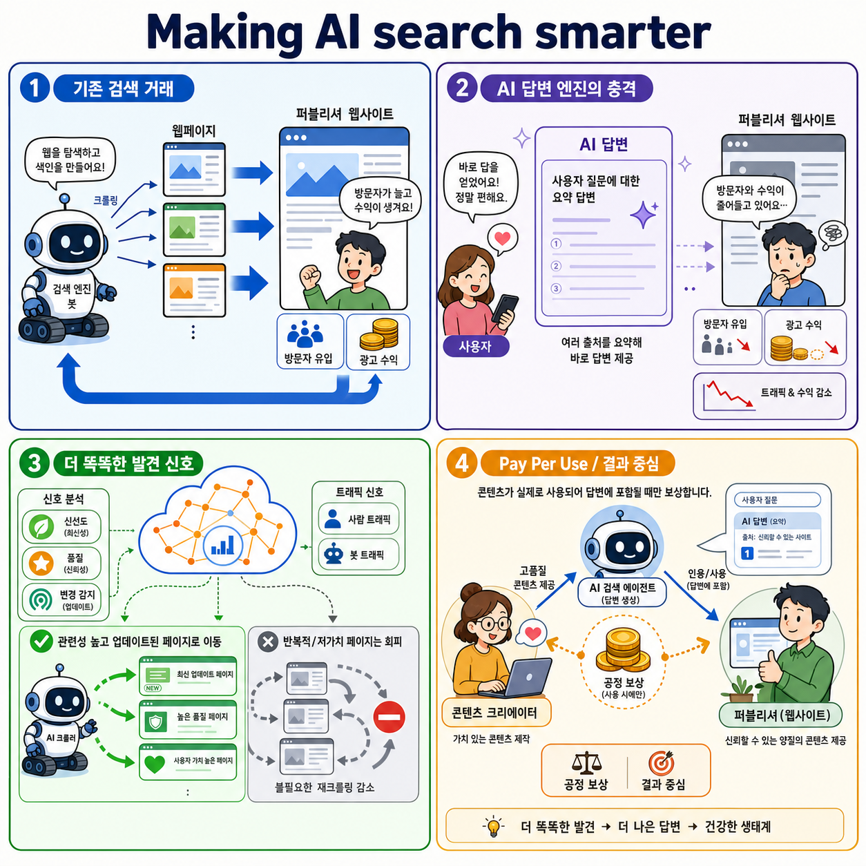Making AI search smarter 내용을 설명하는 본문 이미지