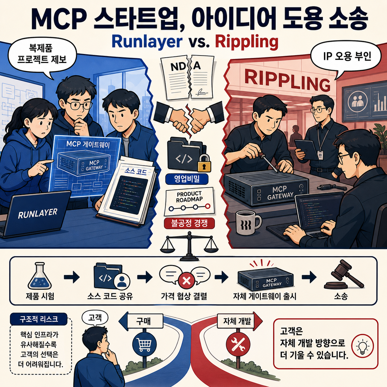 MCP startup Runlayer accuses Rippling of stealing its product idea 내용을 설명하는 본문 이미지