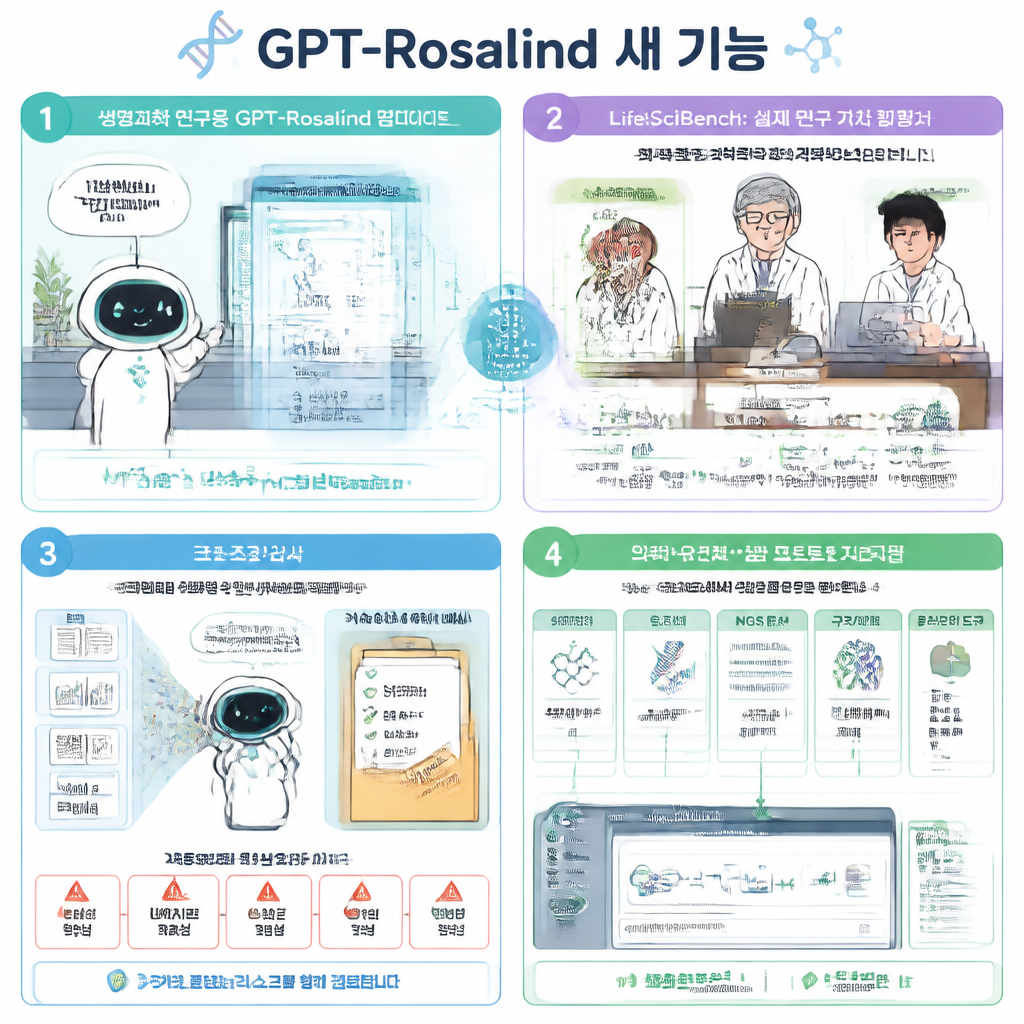 Introducing new capabilities to GPT-Rosalind 내용을 설명하는 본문 이미지