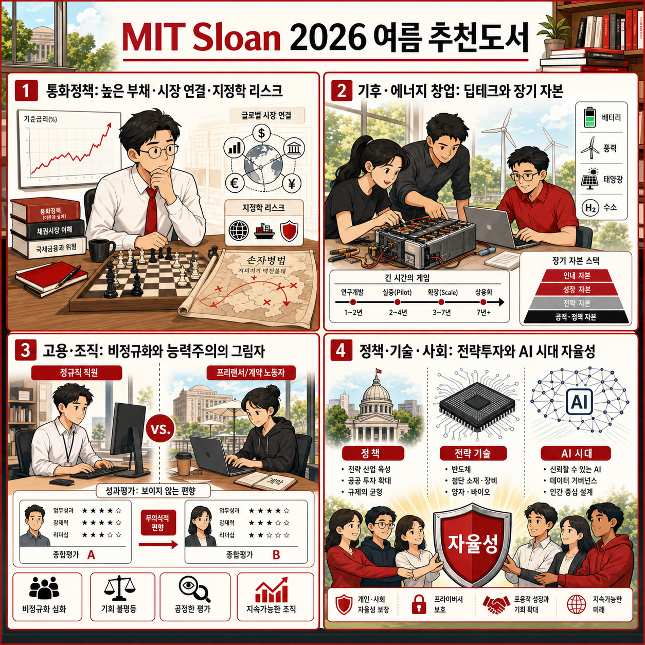 MIT Sloan’s 2026 summer book collection 내용을 설명하는 본문 이미지