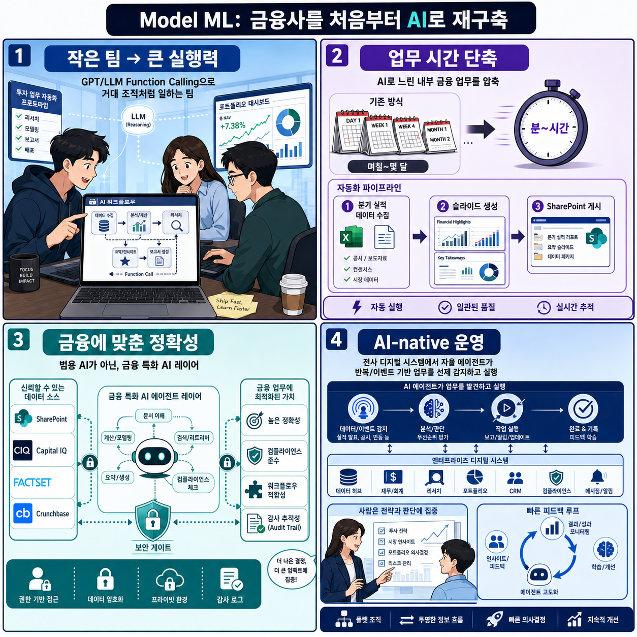 Model ML is helping financial firms rebuild with AI from the ground up 내용을 설명하는 본문 이미지