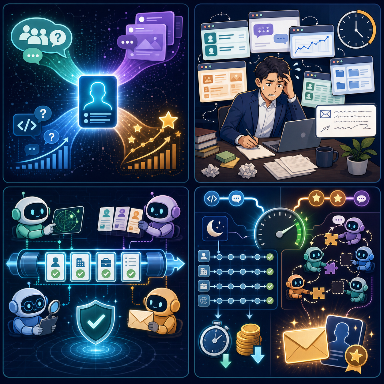 Multi-agent social intelligence with Strands Agents and Amazon Bedrock 내용을 설명하는 본문 이미지