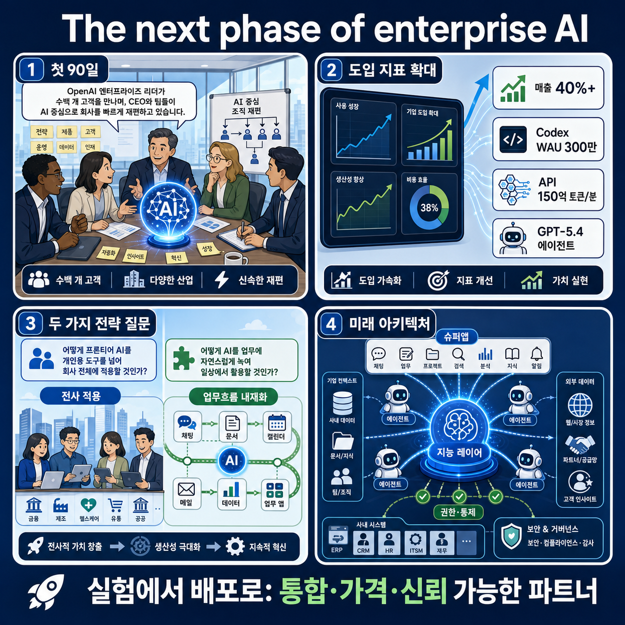 The next phase of enterprise AI 내용을 설명하는 본문 이미지