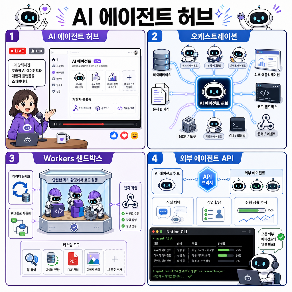 Notion just turned its workspace into a hub for AI agents 내용을 설명하는 본문 이미지