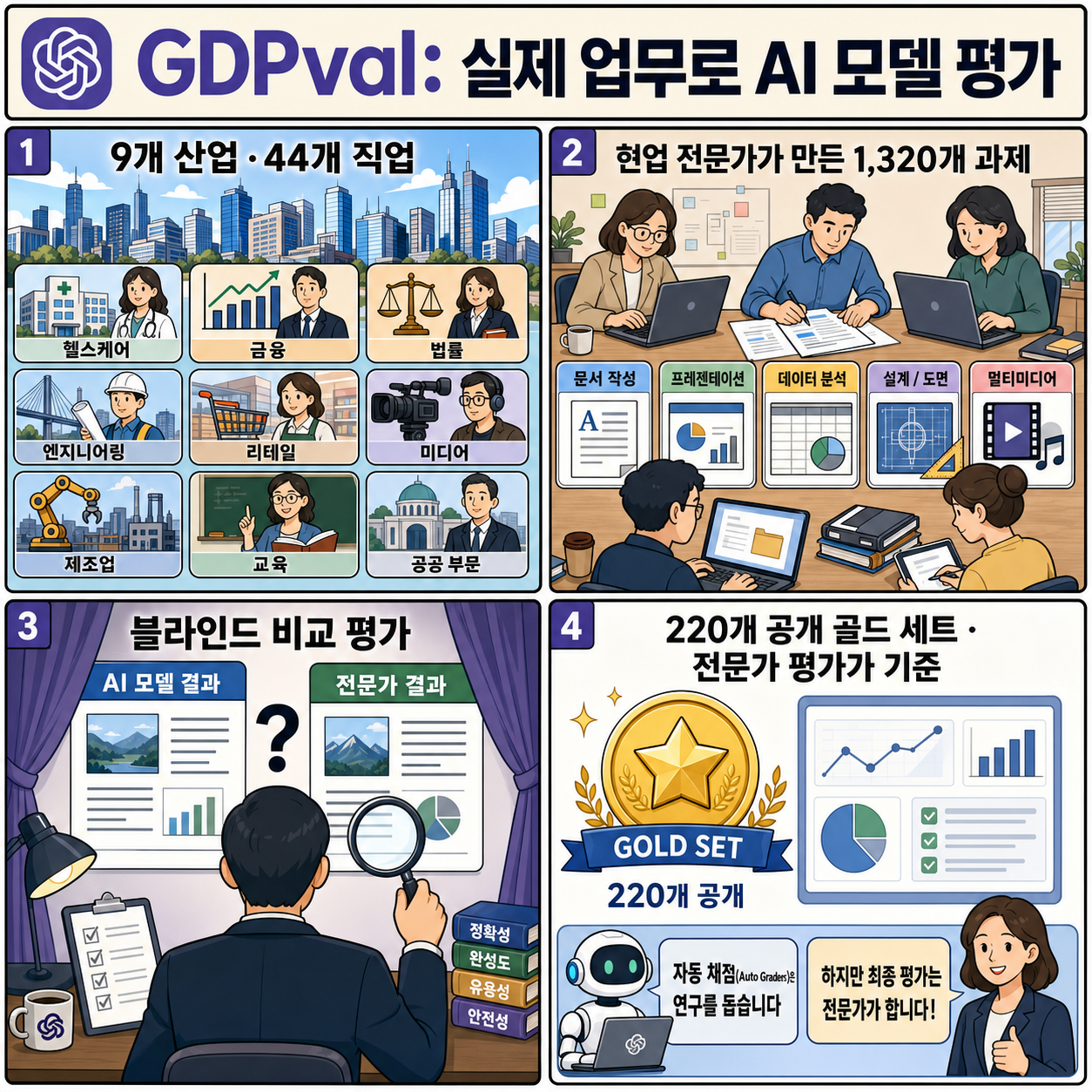Measuring the performance of our models on real-world tasks 내용을 설명하는 본문 이미지