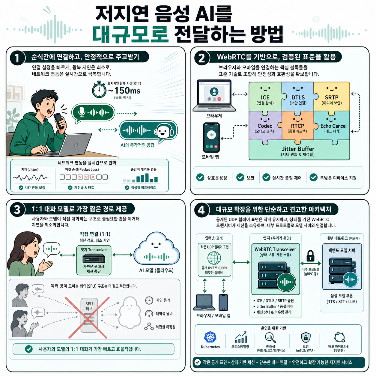 How OpenAI delivers low-latency voice AI at scale 내용을 설명하는 본문 이미지