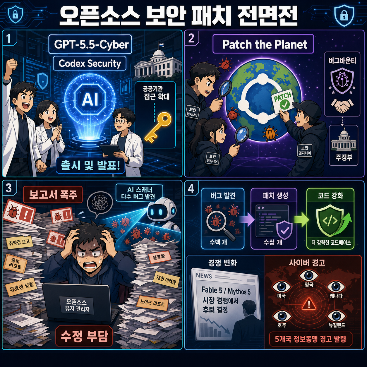 OpenAI Launches Full-Scale Effort to Patch Open-Source Bugs as It Takes on Anthropic’s Mythos 내용을 설명하는 본문 이미지