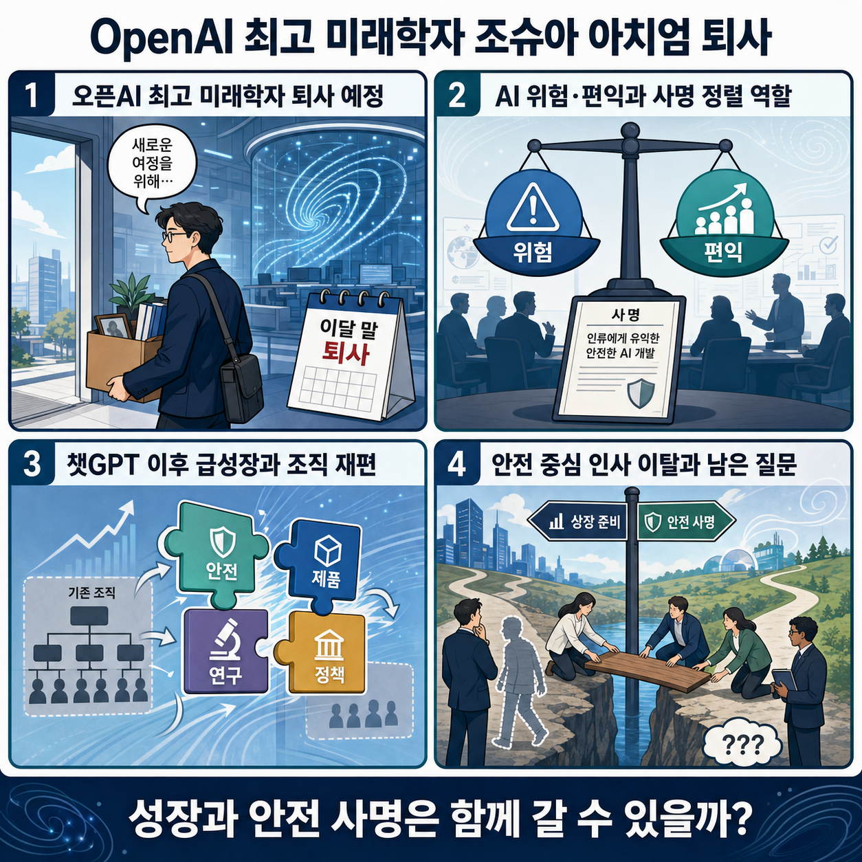OpenAI’s Chief Futurist Is Leaving the Company 내용을 설명하는 본문 이미지