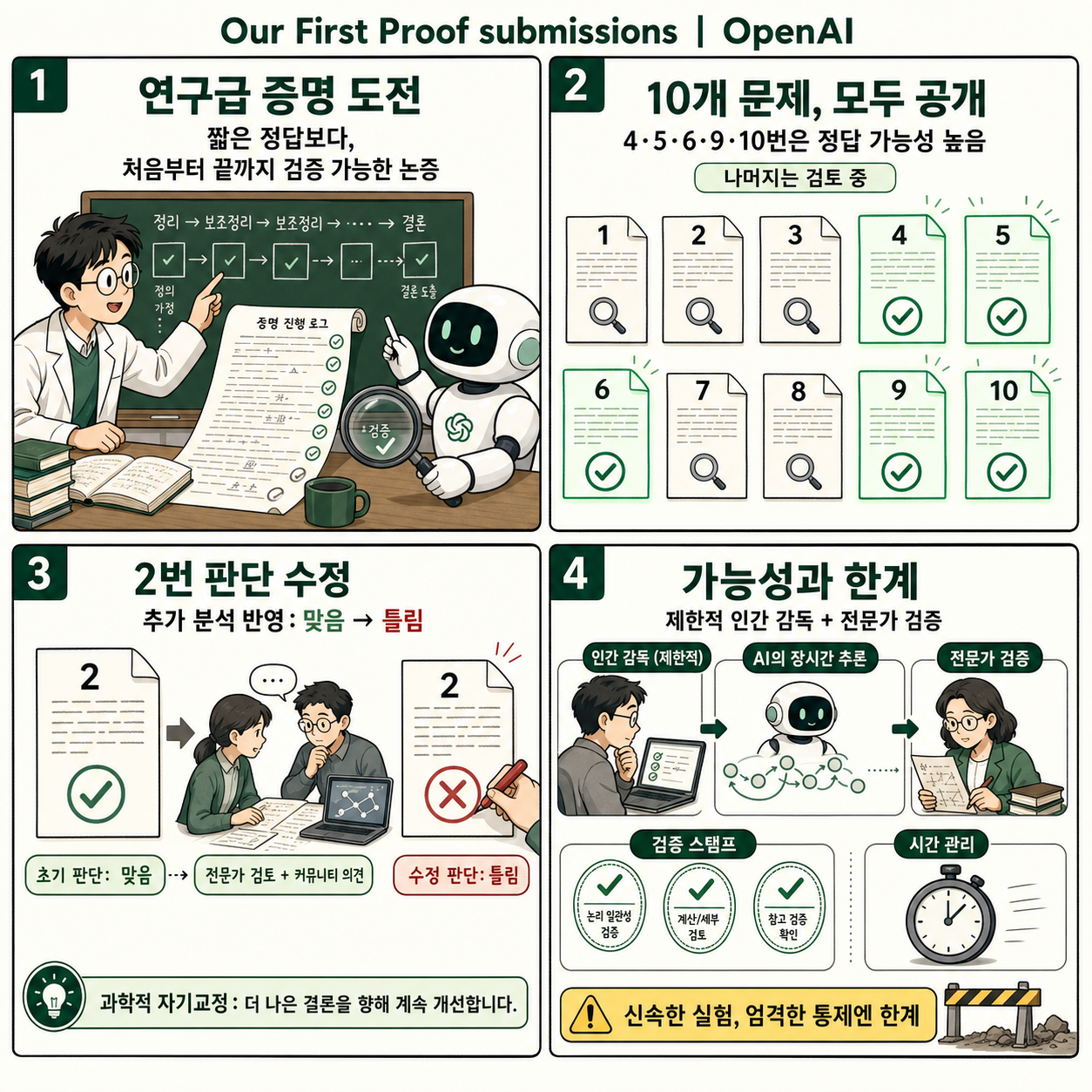 Our First Proof submissions 내용을 설명하는 본문 이미지