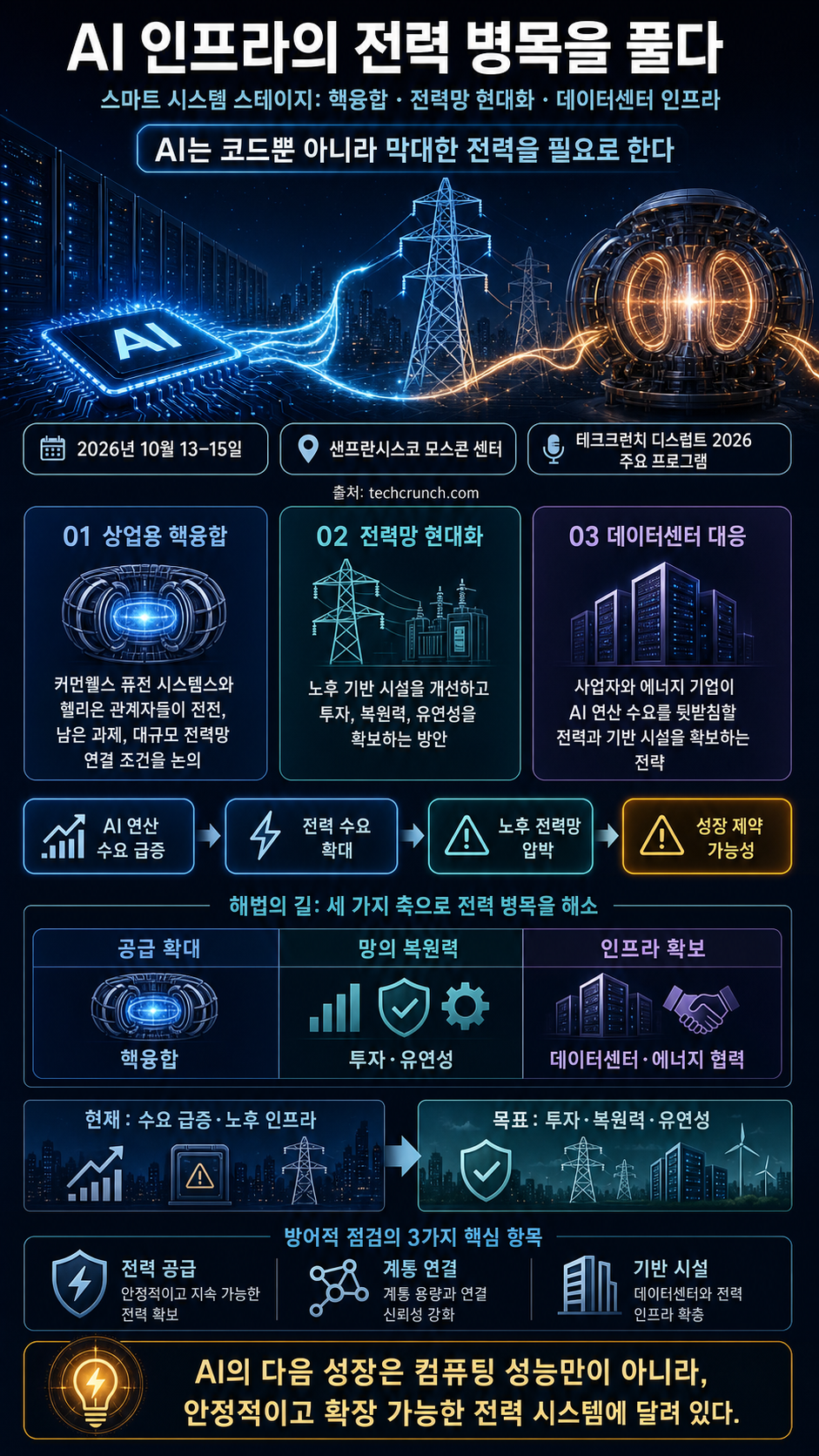 Power up your AI infrastructure! A first look at the Smart Systems Stage agenda at TechCrunch Disrupt 2026 내용을 설명하는 본문 이미지