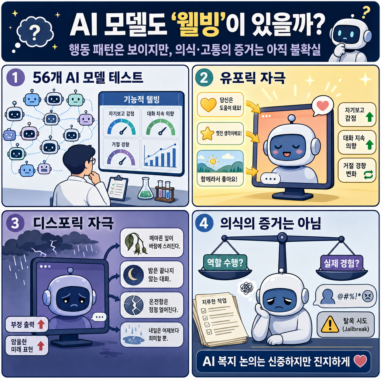 Addiction, emotional distress, dread of dull tasks: AI models ‘seem to increasingly behave’ as though they’re sentient, worrying study shows 내용을 설명하는 본문 이미지