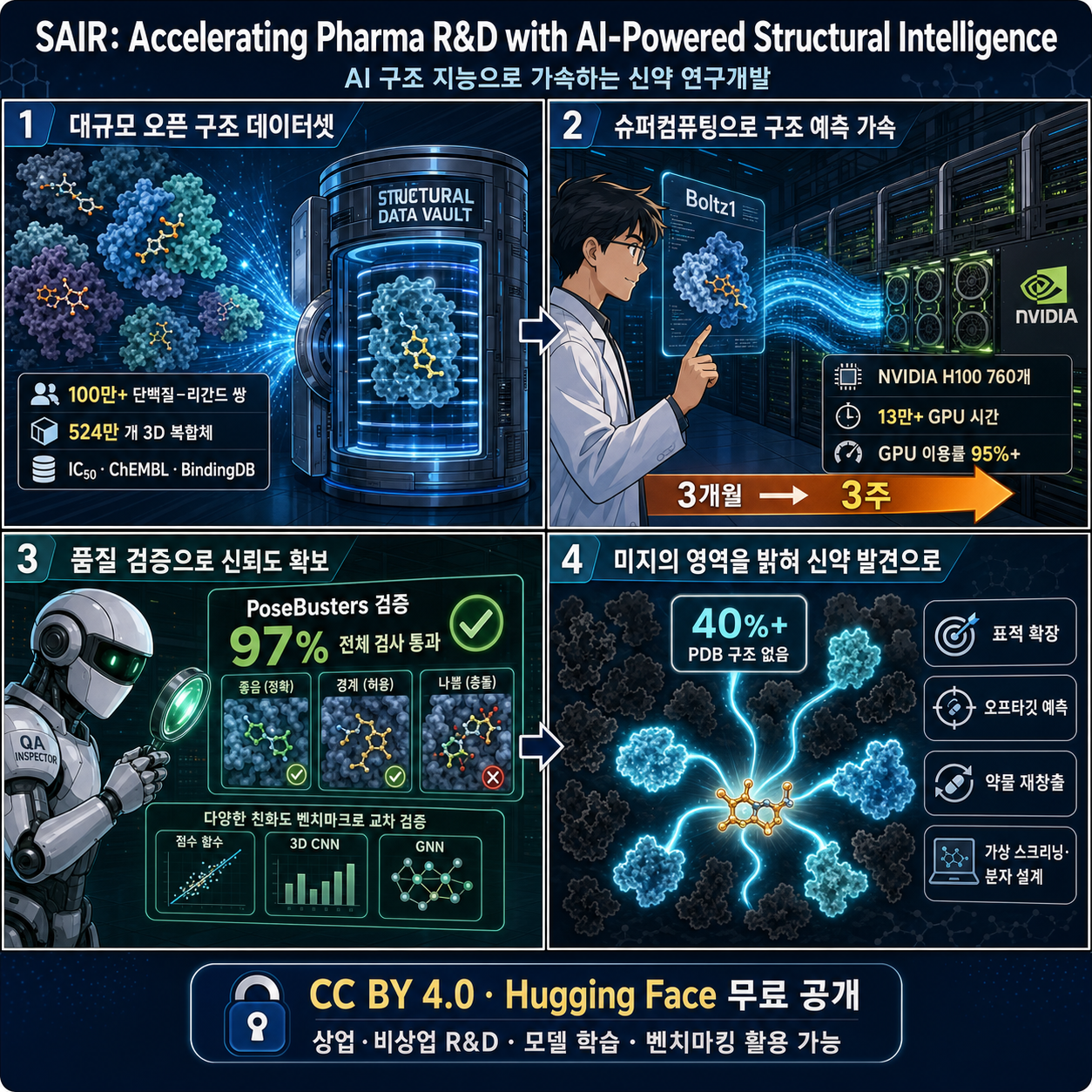 SAIR: Accelerating Pharma R&D with AI-Powered Structural Intelligence 내용을 설명하는 본문 이미지