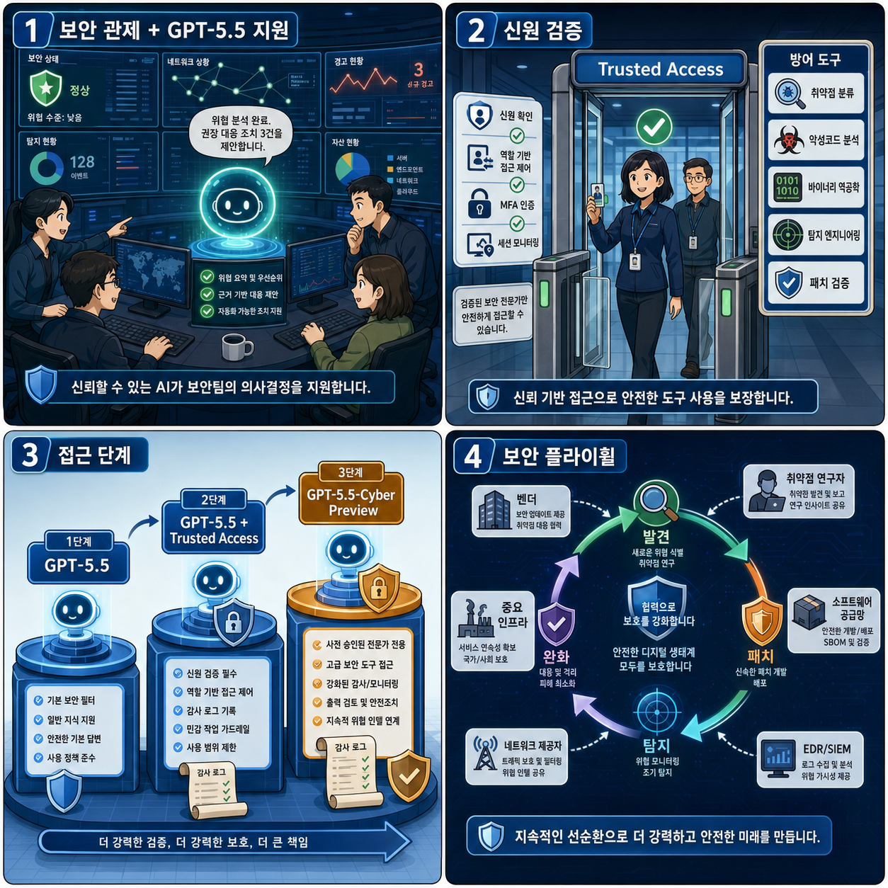 Scaling Trusted Access for Cyber with GPT-5.5 and GPT-5.5-Cyber 내용을 설명하는 본문 이미지