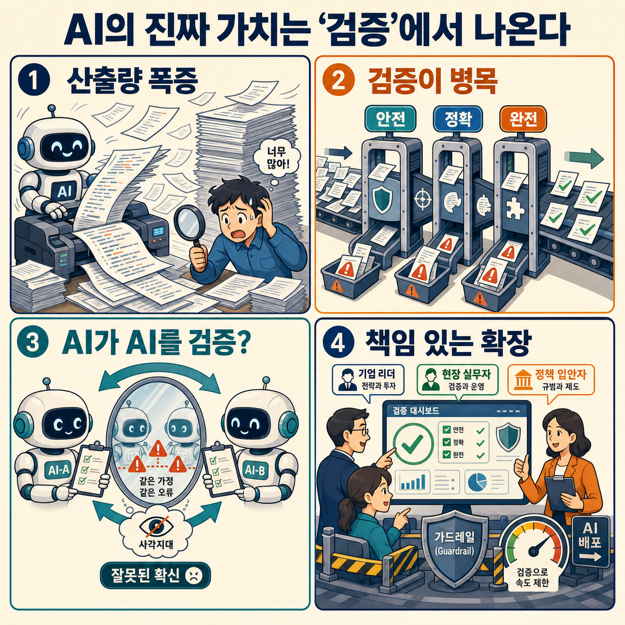 Seeing real value from AI depends on being able to verify its outputs 내용을 설명하는 본문 이미지