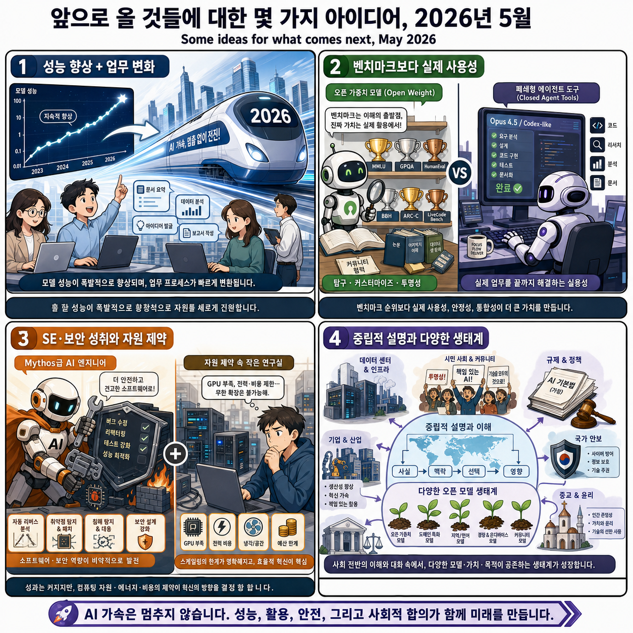 Some ideas for what comes next, May 2026 내용을 설명하는 본문 이미지