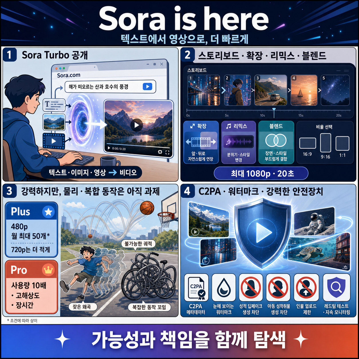 Sora is here 내용을 설명하는 본문 이미지