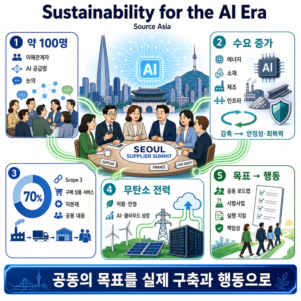 Sustainability for the AI Era - Source Asia 내용을 설명하는 본문 이미지
