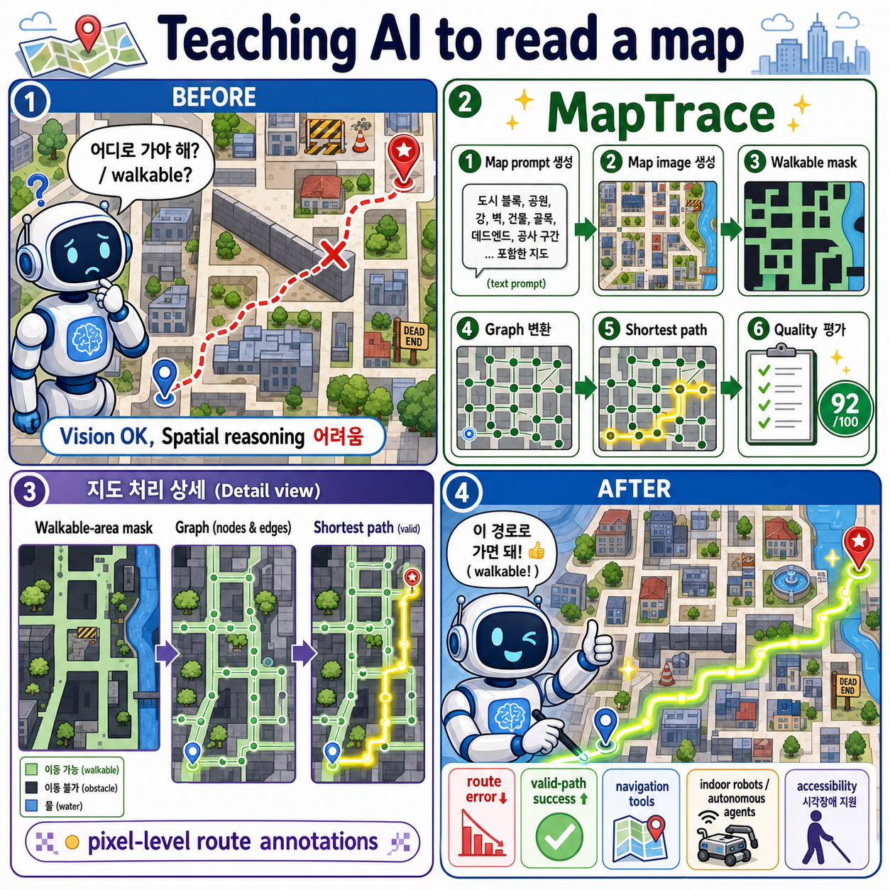 Teaching AI to read a map 내용을 설명하는 본문 이미지