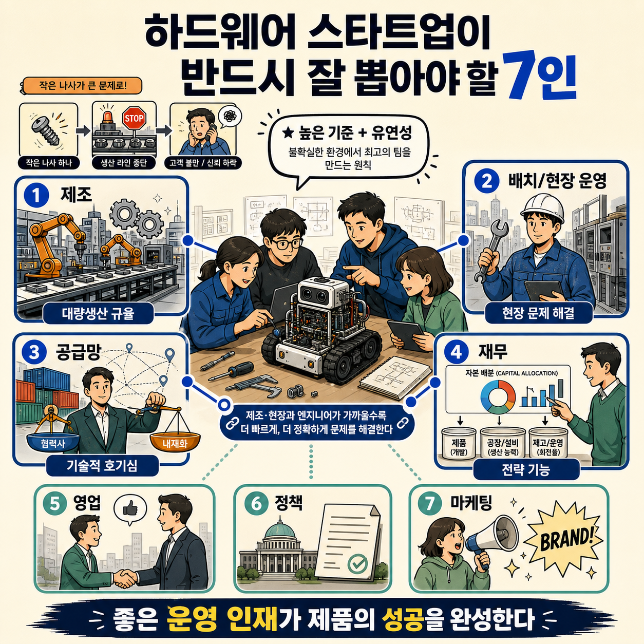 The 7 Hires a Hardware Startup Needs to Get Right 내용을 설명하는 본문 이미지