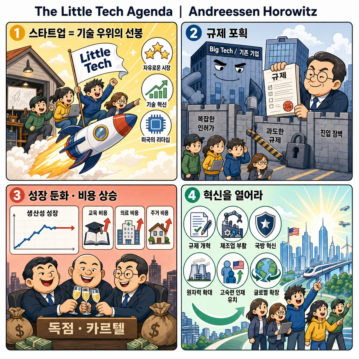 The Little Tech Agenda 내용을 설명하는 본문 이미지