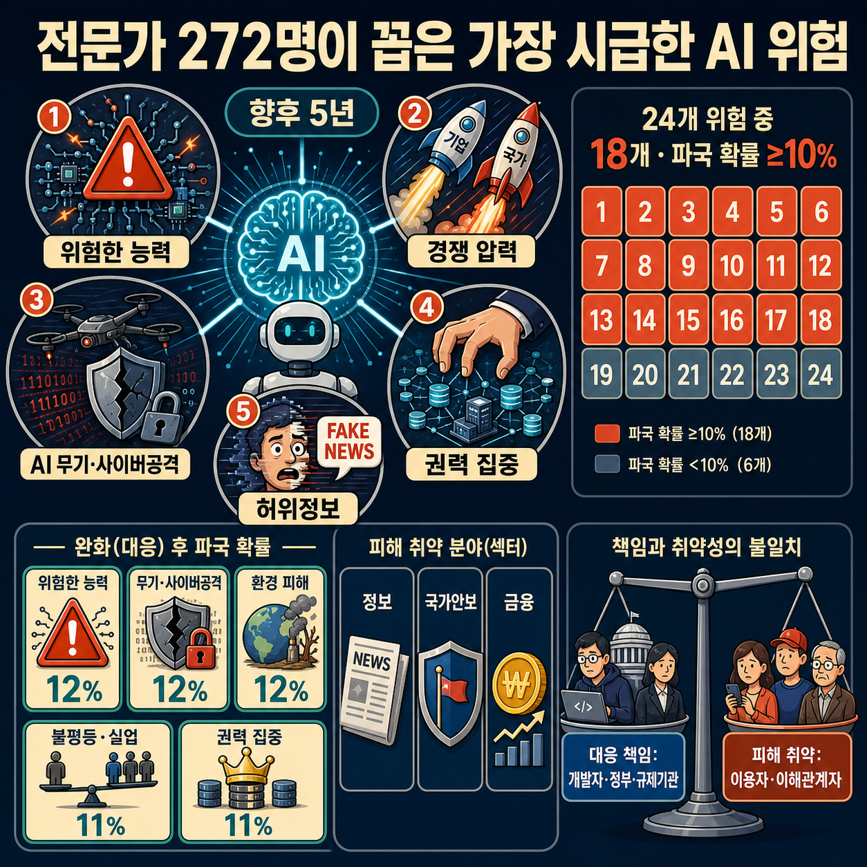 These are the most urgent AI risks, according to 272 experts 내용을 설명하는 본문 이미지