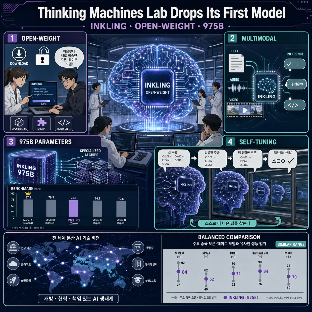 Thinking Machines Lab Drops Its First Model 내용을 설명하는 본문 이미지