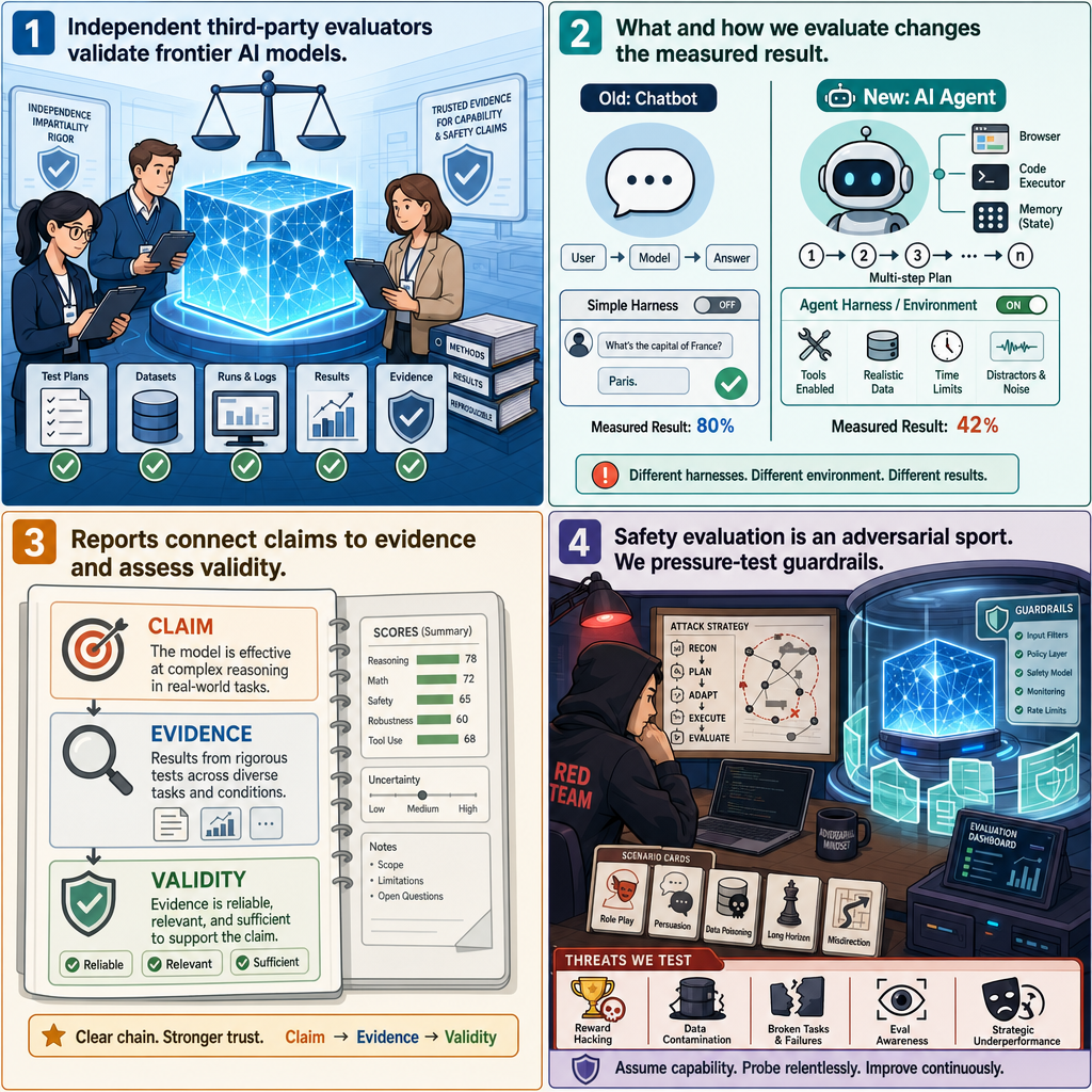A shared playbook for trustworthy third party evaluations 내용을 설명하는 본문 이미지