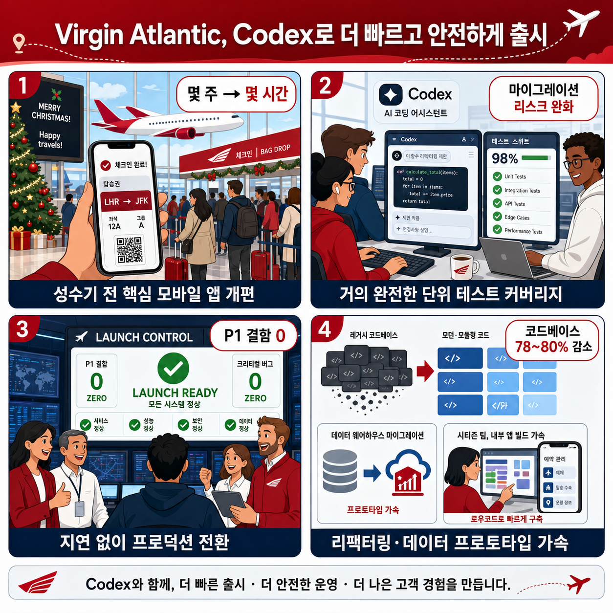 How Virgin Atlantic ships faster with Codex 내용을 설명하는 본문 이미지