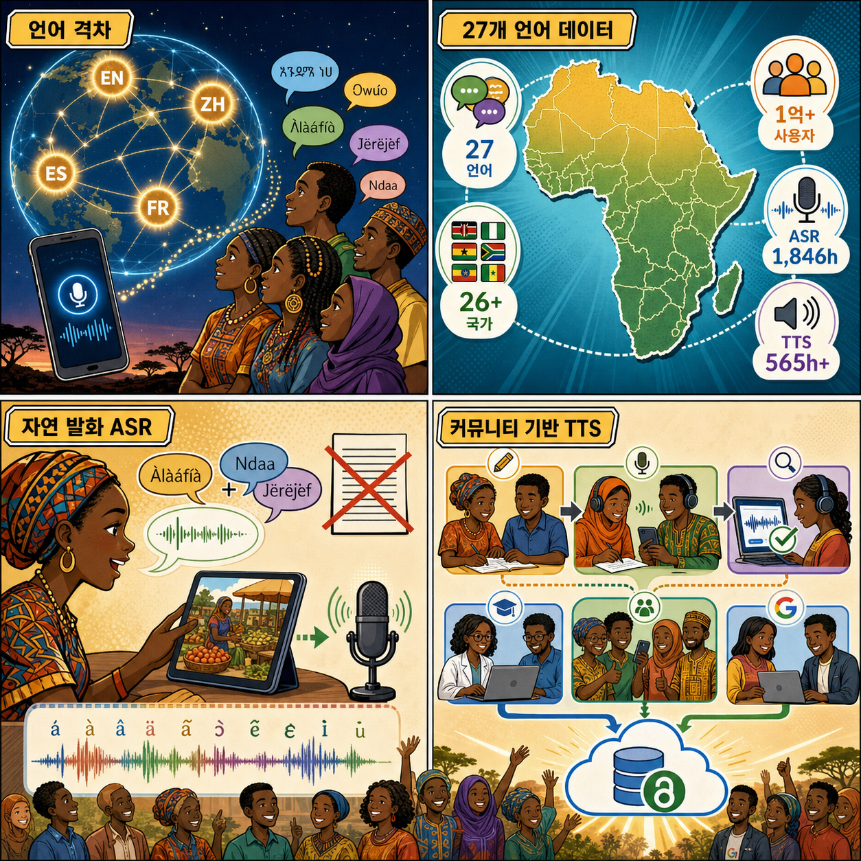 WAXAL: A large-scale open resource for African language speech technology 내용을 설명하는 본문 이미지