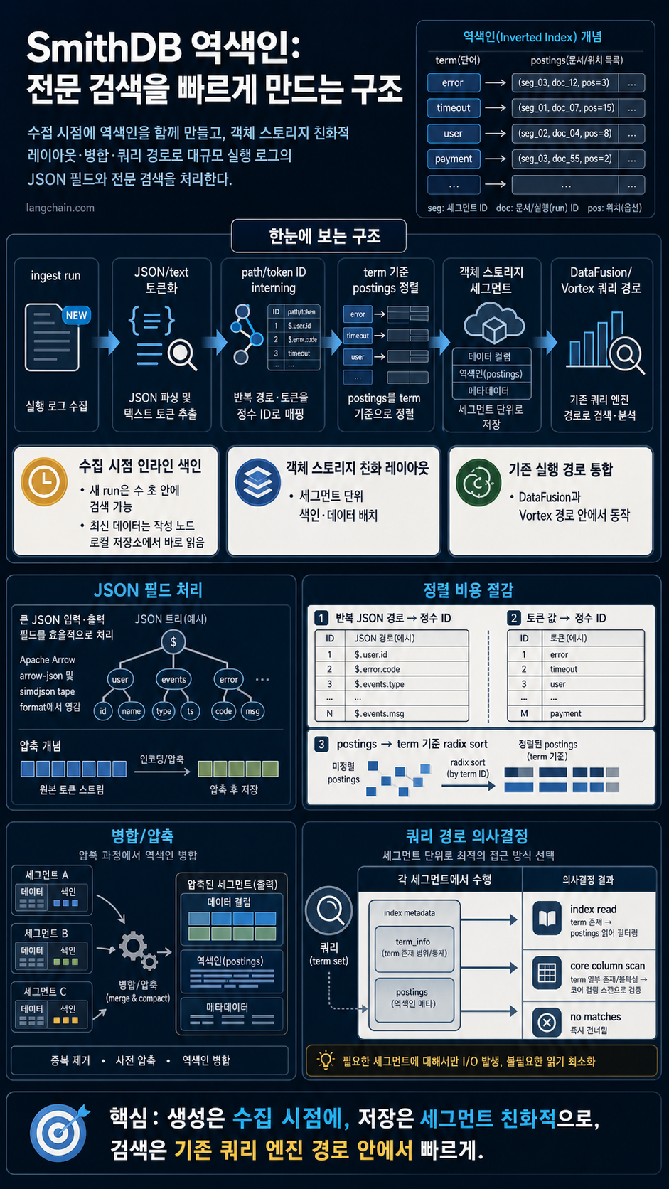 How we built SmithDB’s inverted index for full-text search 내용을 설명하는 본문 이미지