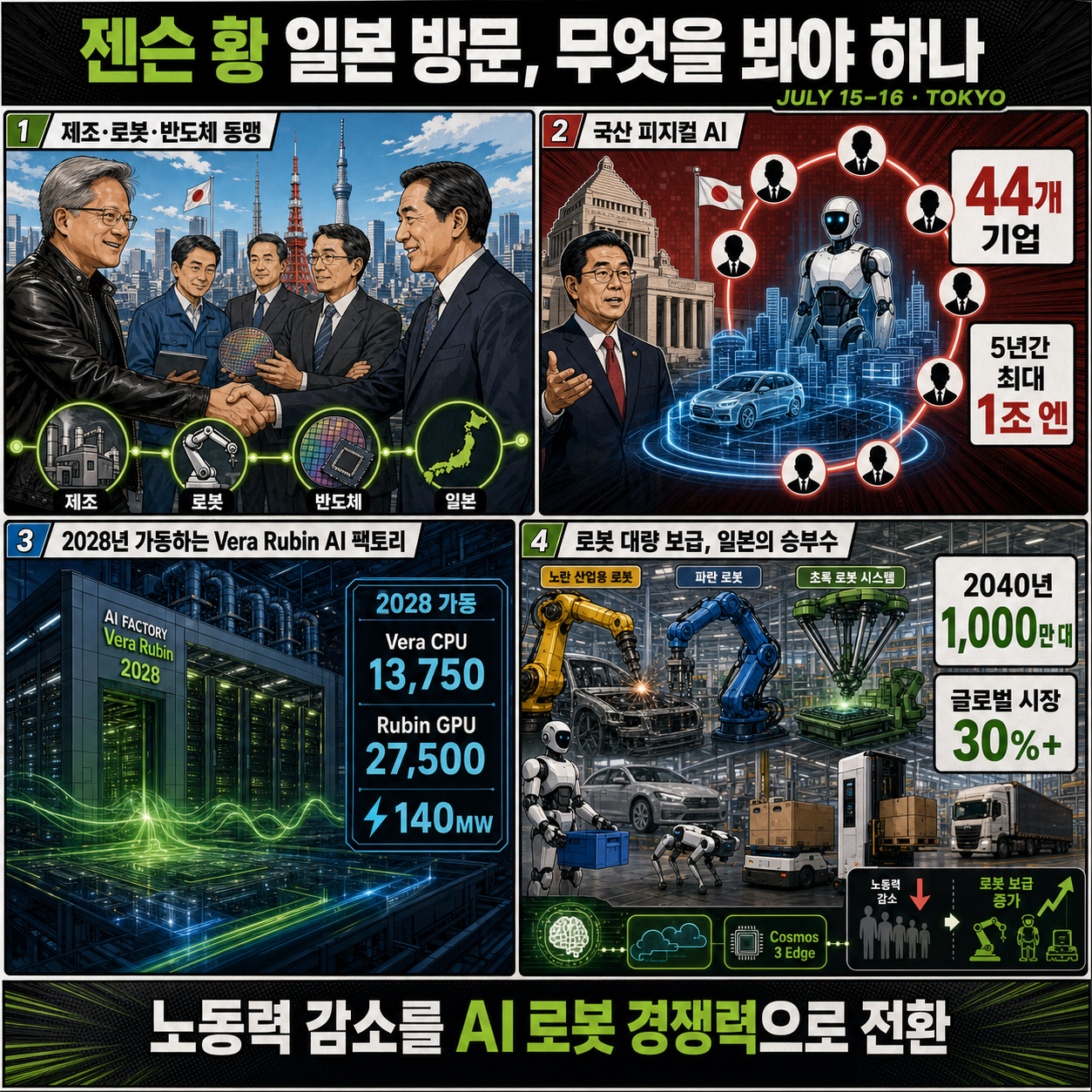 What to watch for after Jensen Huang's Japan visit 내용을 설명하는 본문 이미지