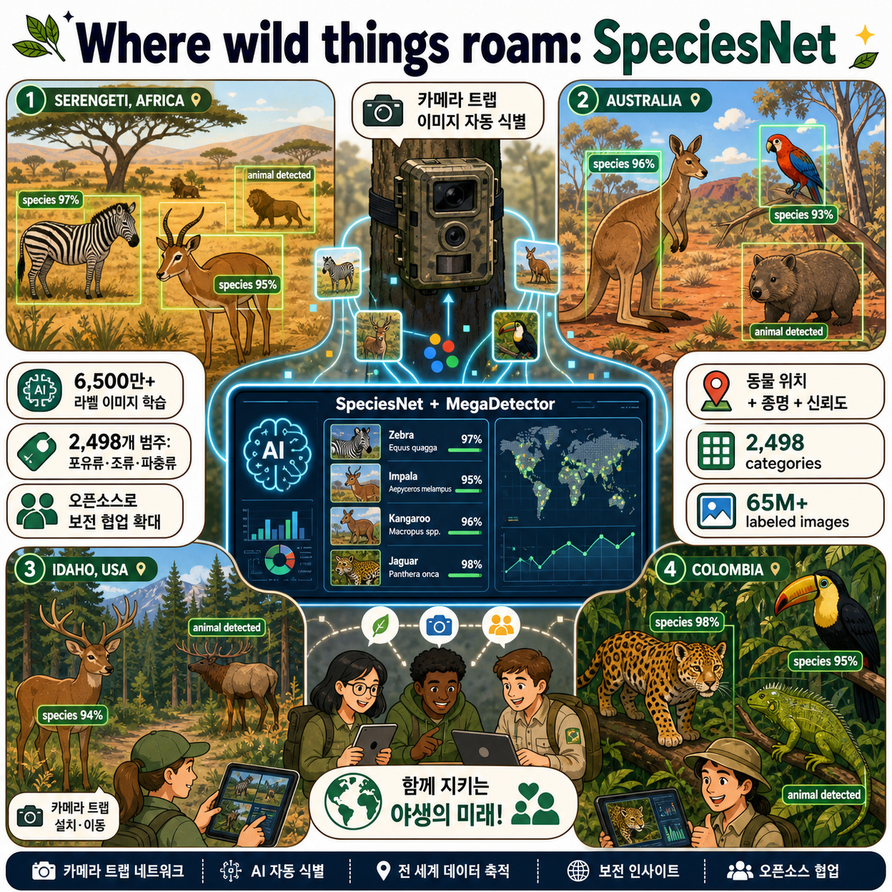Where wild things roam: Identifying wildlife with SpeciesNet 내용을 설명하는 본문 이미지
