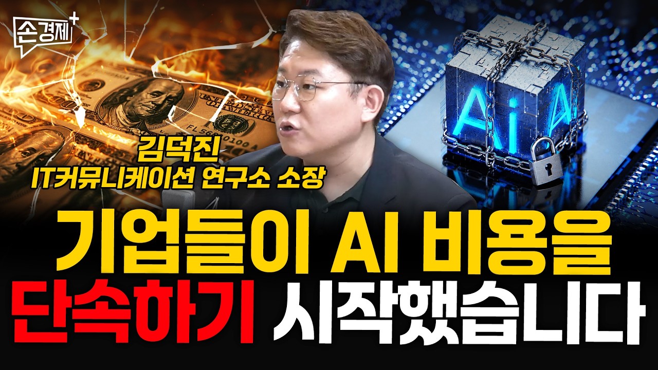 기업들이 AI 비용을 단속하기 시작했습니다 - 김덕진 IT커뮤니케이션 연구소 소장 영상 미리보기 썸네일