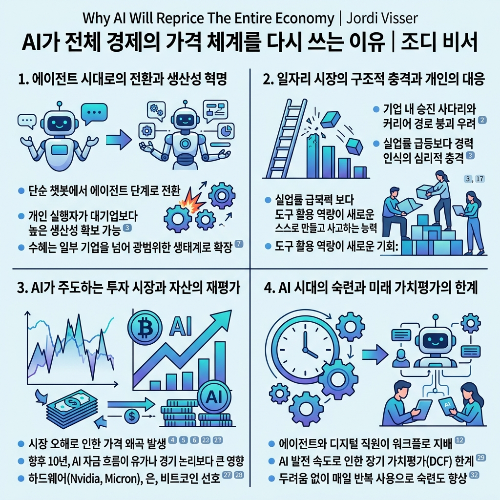 Why AI Will Reprice The Entire Economy 내용을 설명하는 본문 이미지