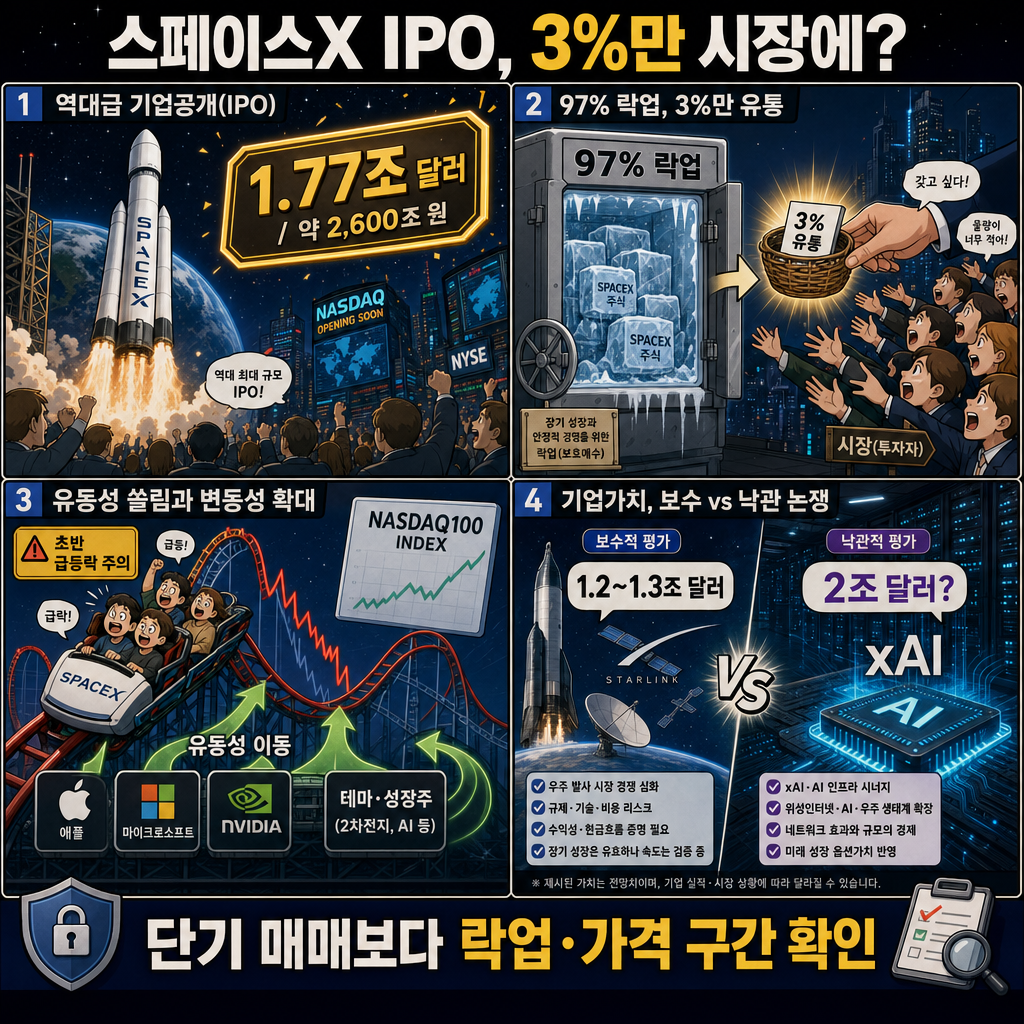 스페이스X가 97%를 꽁꽁 묶어놓고 3%만 시장에 던져준 진짜 속내가 따로 있습니다 [Z1뉴스] 내용을 설명하는 본문 이미지