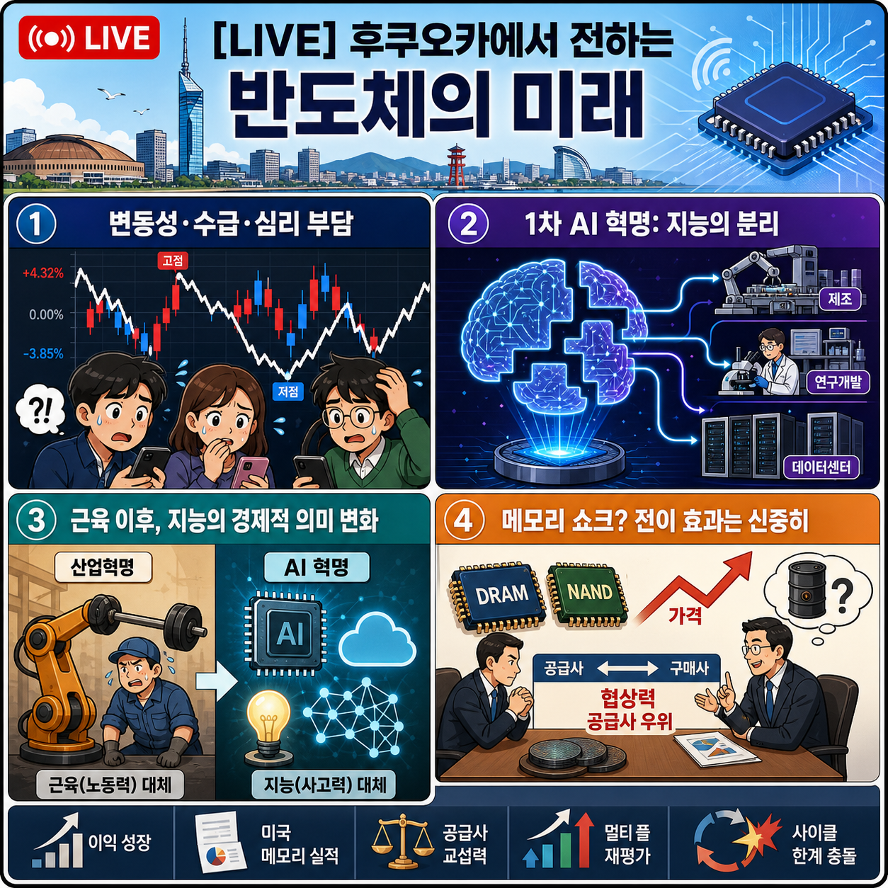 [LIVE] 후쿠오카에서 전하는 반도체의 미래 내용을 설명하는 본문 이미지