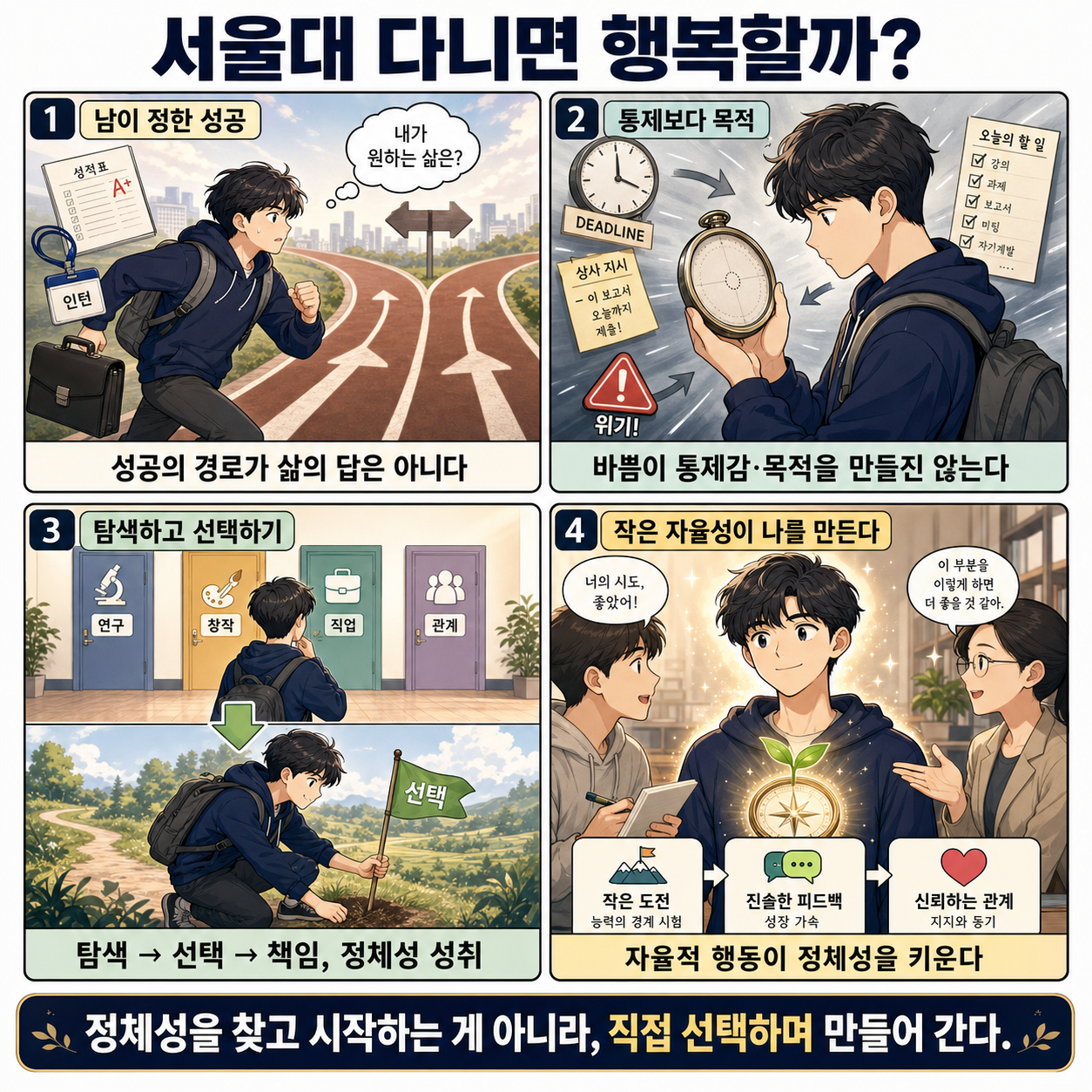 서울대 다니면 행복할까? 내용을 설명하는 본문 이미지