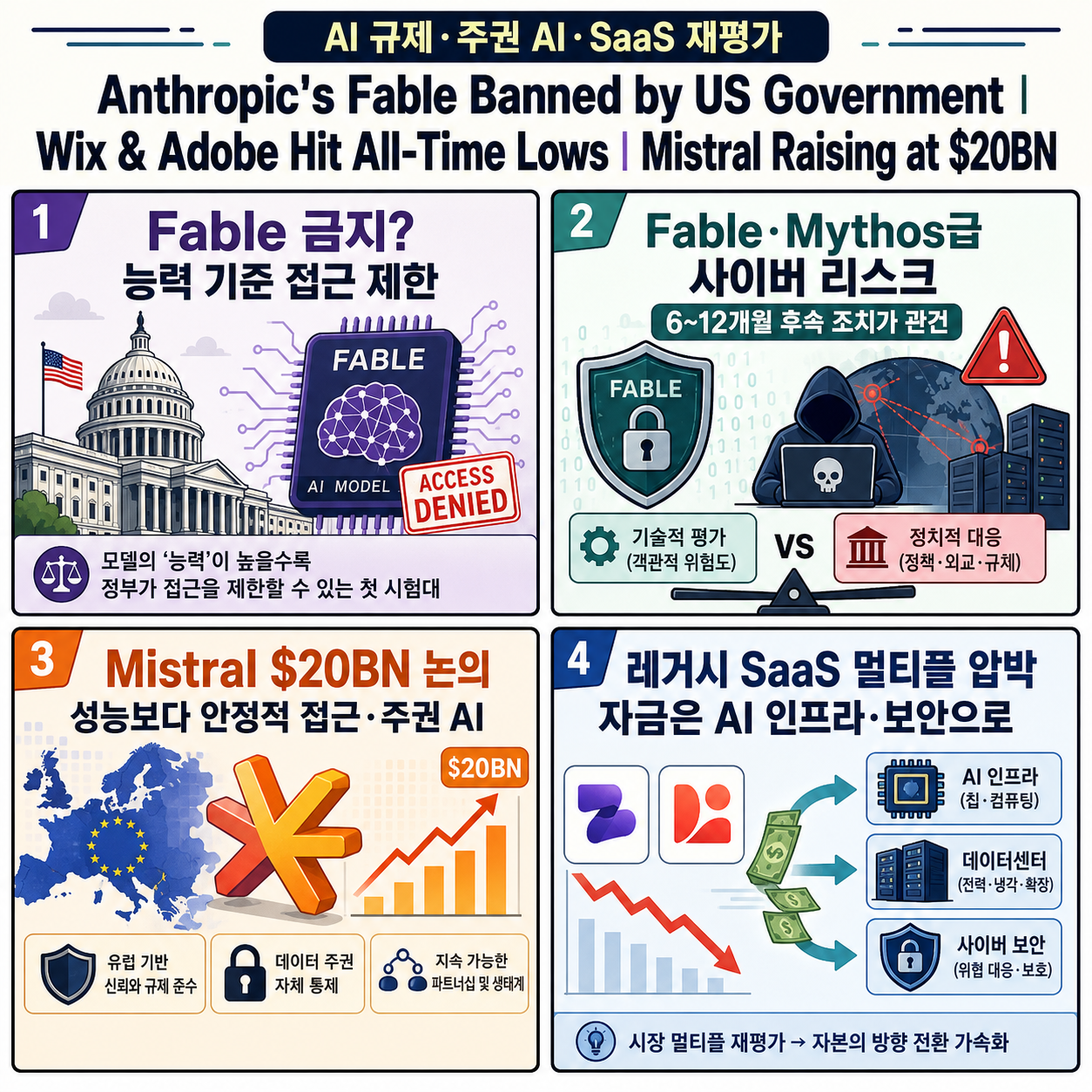 Anthropic''s Fable Banned by US Government 내용을 설명하는 본문 이미지