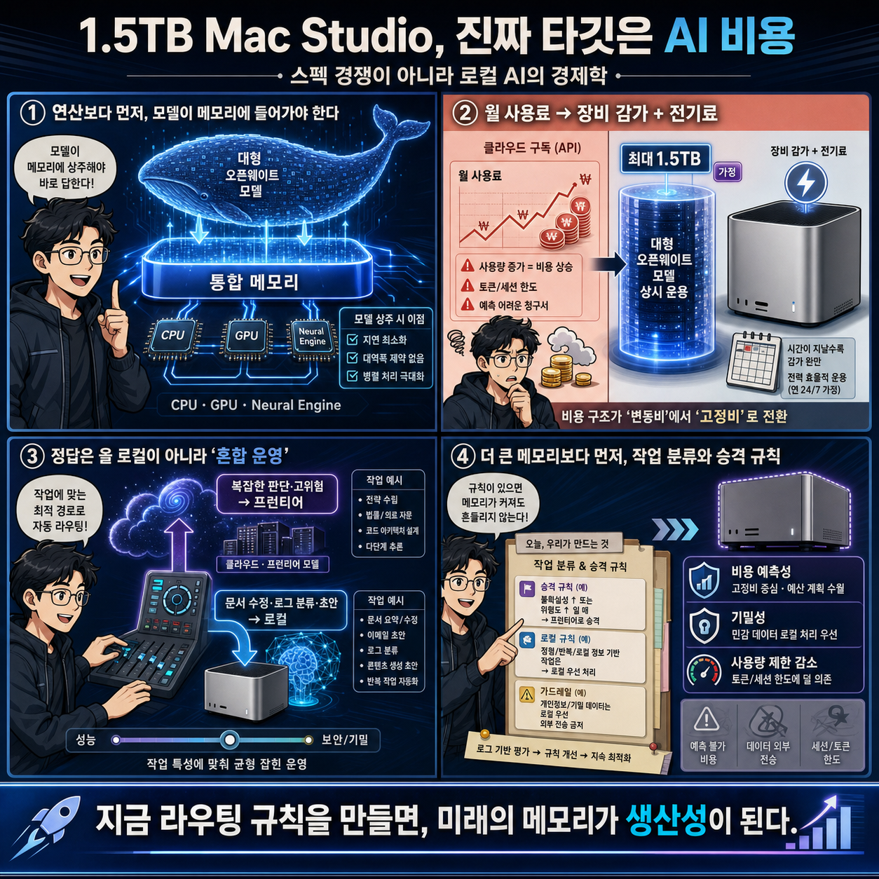 Apple''s 1.5TB Mac Studio Isn''t a Spec Story — It''s Aimed at Your AI Bill 내용을 설명하는 본문 이미지