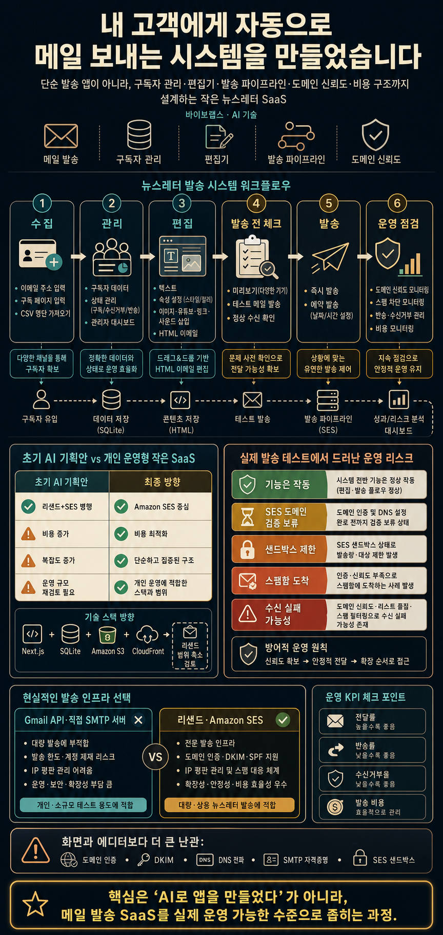 내 고객에게 자동으로 메일 보내는 시스템을 만들었습니다 내용을 설명하는 본문 이미지