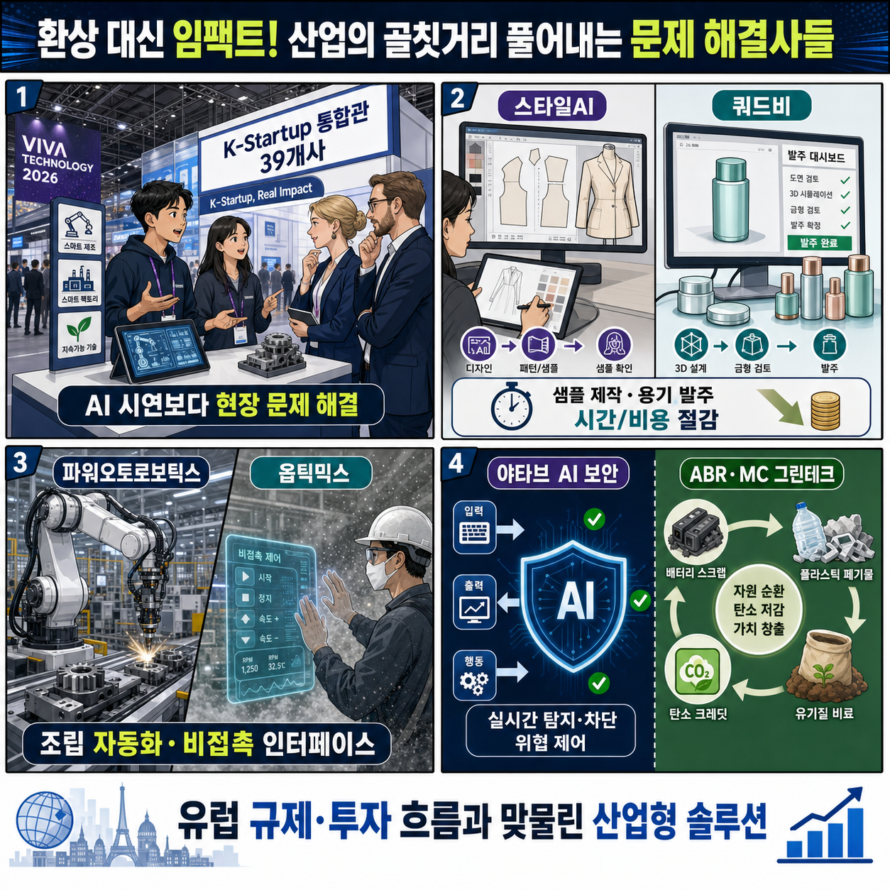 환상 대신 임팩트! 산업의 골칫거리 풀어내는 문제 해결사들 내용을 설명하는 본문 이미지