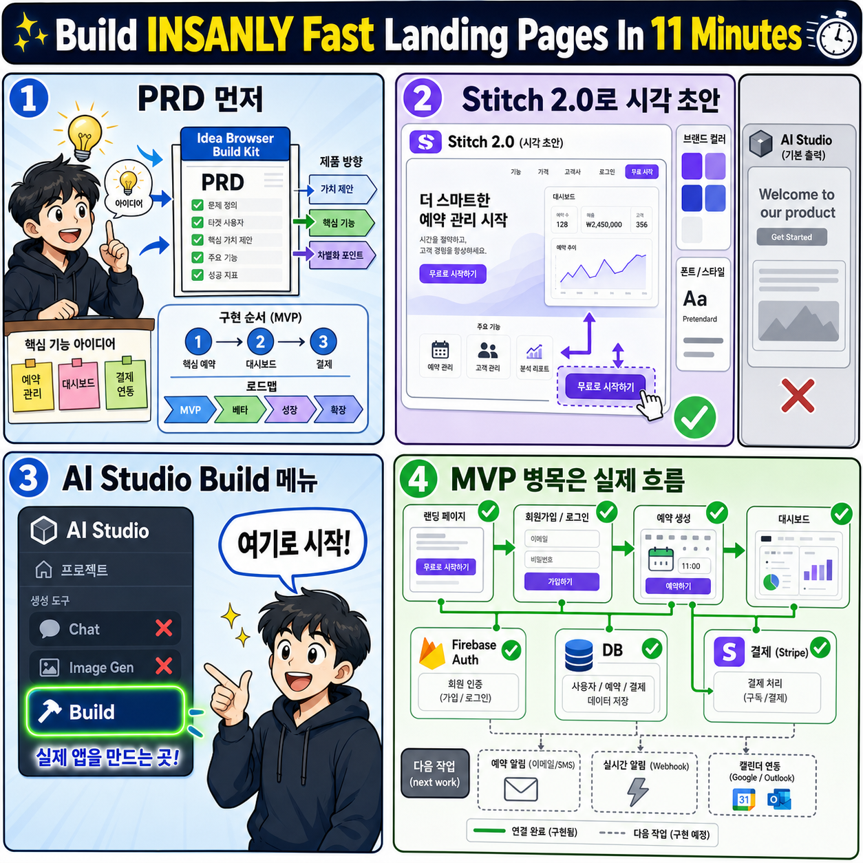 Build INSANLY Fast Landing Pages In 11 Minutes 내용을 설명하는 본문 이미지